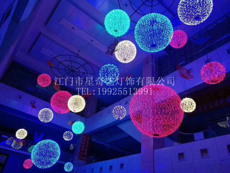 LED圆球灯 商场中庭装饰 树木亮化装饰