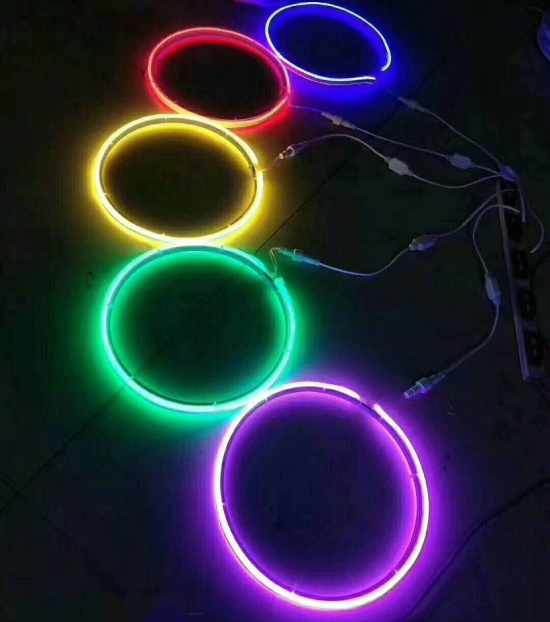 LED树木亮化 圆环挂件灯 抱树灯