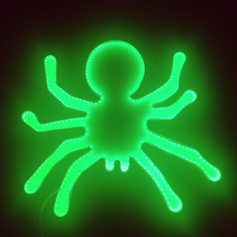 LED图案灯蜘蛛平面造型灯